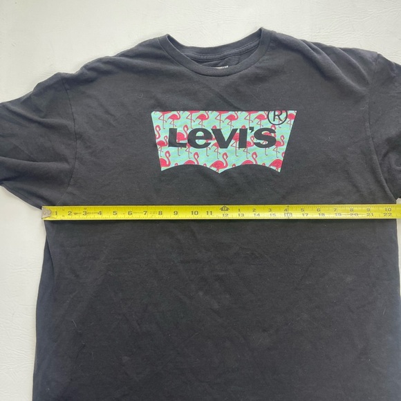 Levi’s T-shirt, Men, Size XL Pink Flamingo Graphic Unisex Crewneck T-shirt - Picture 5 of 7